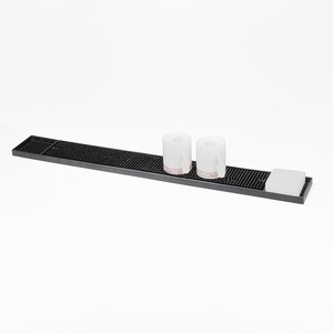 Alfombrillas y almohadillas de secado de plástico de color negro de diseño clásico - Product Image 2