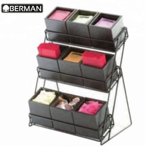 Présentoir de buffet en bois <span class=keywords><strong>berman</strong></span>, bol en bois de haute qualité pour restaurant, articles de cuisine commerciale, présentoir de restauration, nouveauté - Product Image 3