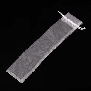 Éventail en <span class=keywords><strong>organza</strong></span> avec cordon de serrage pour fête et mariage - Product Image 4