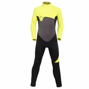 2ミリメートルNeoprene Swimsuit Long Sleeve Wet SuitsためSwimming Diving Kids Full Wetsuit