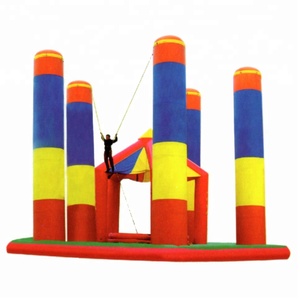 Commercial Gonflable Saut À L'élastique <span class=keywords><strong>4</strong></span> <span class=keywords><strong>Personnes</strong></span> <span class=keywords><strong>Trampoline</strong></span> Gonflable pour Les Enfants - Product Image 2