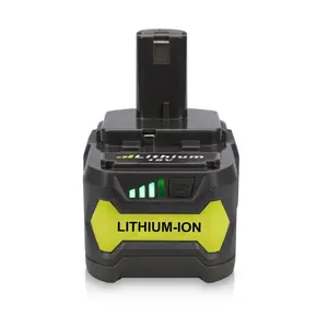 Rechargeable 18V Lithium Ion 3.0Ah Power Tool Cordless Battery Pack For Ryobi P108 Replacement Battery