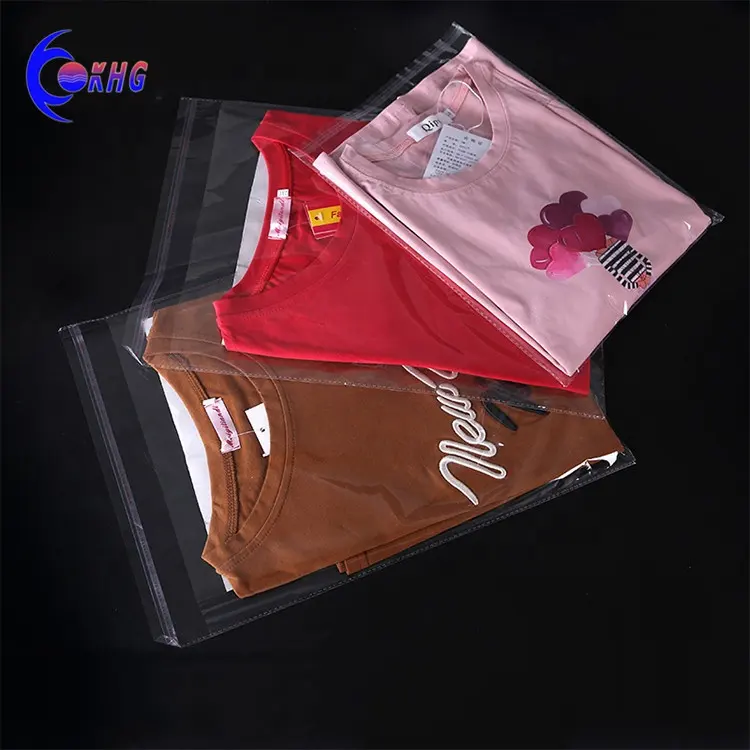 Self Adhesive Opp Bag for Clothes Transparent Can Make Their Own Micro Standard Plastic Apparel Vacuum Bag Heat Seal Disposable