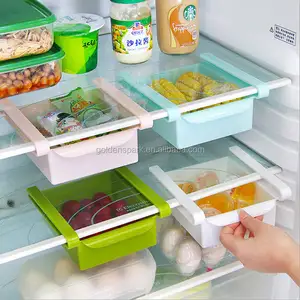 الشريحة مطبخ مساحة الثلاجة الفريزر المنظم التوقف تخزين الرف الجرف حامل