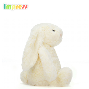 Super soft bello <span class=keywords><strong>bianco</strong></span> comodità del bambino della ragazza <span class=keywords><strong>coniglio</strong></span> farcito <span class=keywords><strong>peluche</strong></span> - Product Image 3