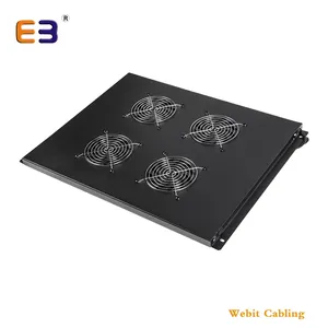 Network Cabinet Application,Ventilation,Top Cover Mount,Steel Material 2/4 Fan Tray