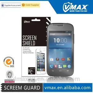téléphone mobile haut transparent écran de protection pour zte blade q