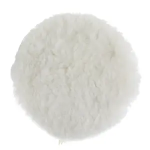 Customized lambskin polishing pad wool buffing wheel for furniture