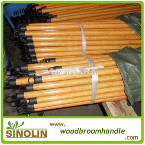 Penjualan Langsung dari Pabrik Gagang/Tongkat Sapu Kayu Berlapis Pvc, Tongkat Sapu