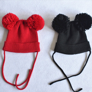 Divers Styles Unique Forme Drôle Bébé Nouveau-Né Hiver Pom Pom Bonnet En Tricot - Product Image 1