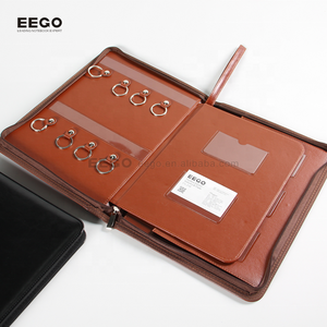 2025 Hardcover <strong>Printing</strong> Presentation A4 Size <strong>Bulk</strong> <strong>Pocket</strong> Leather Certificate Portfolio Document Bag File <strong>Folders</strong> - Product Image 5