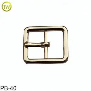 Zinc alloy gold buckle hardware handbag roller buckle adjustable belt pin buckle for straps