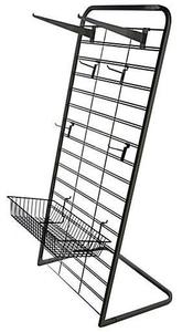negro libre de pie de metal de <span class=keywords><strong>la</strong></span> <span class=keywords><strong>torre</strong></span> gridwall - Product Image 1