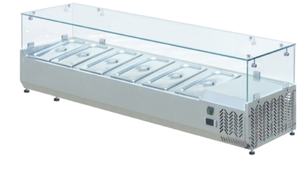 Baonan Équipement De Restaurant D'acier Comptoir De Bar à Salade Table/Réfrigérateur à Froid Statique Bar à Salade - Product Image 4