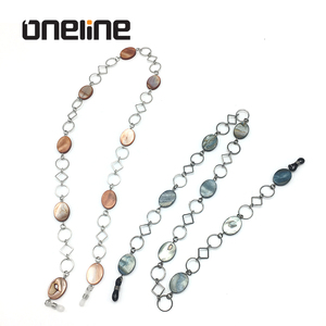 Pas cher Haute Qualité Métal <span class=keywords><strong>Perl</strong></span>é Protection De La Chaîne De Lunettes/Lunettes Chaîne/Chaîne De Lunettes - Product Image 4