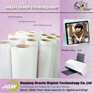 <span class=keywords><strong>Prima</strong></span> a4 papel estucado mate de inyección de tinta, papel impermeable recubierto mate - Product Image 1