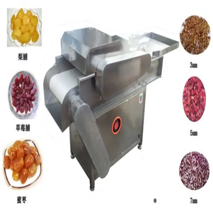 Preserved Apricots Dicing Machine/保存マンゴーダイサー/Fruit Dicing Machine Sticky Dried Fruit Dice Cutting