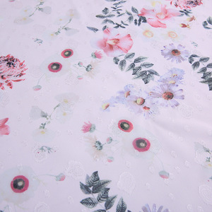 Vendita calda 100% poliestere tessuto chiffon di seta chiffon tessuto stampato floreale tessuto chiffon crepe per abiti - Product Image 3