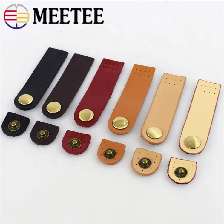 Meetee AP437 7.5*2cm Luggage Bags Notebook Toggle Snap Buttons Leather Hasp Clasp Buckle DIY Sewing Cloth Decor Accessories