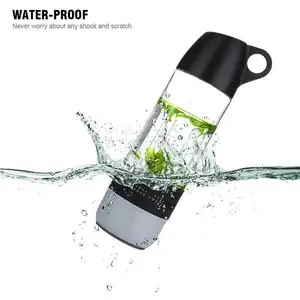 Promozione Grossista Impermeabile Portatile bottiglia di acqua di progettazione altoparlante bluetooth