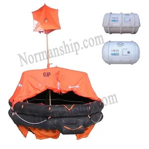 Solas 25 person throwing inflatable liferaft Type A with cheap price CCS/EC/GL/ZY