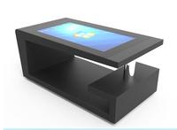 Soporte 43 "pulgadas LED LCD mesa táctil interactiva con Mini PC integrado Win10 Android OS para publicidad juego Mesa inteligente