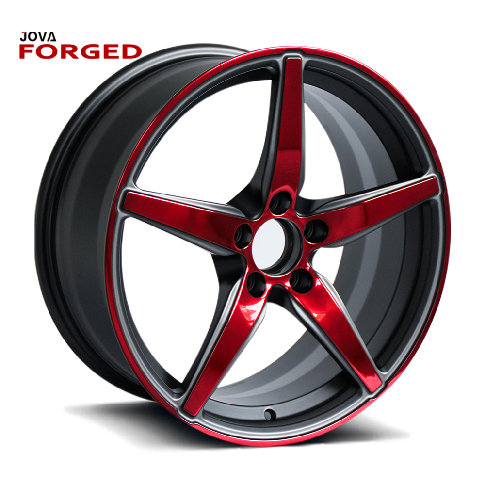 18 Inch Red And Black Wholesale Aluminium Alloy Wheel Rim