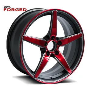 18 Inch Red And Black Wholesale Aluminium Alloy Wheel Rim