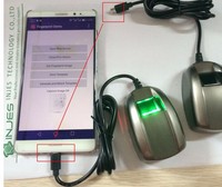 Lector de Huellas Dactilares Biométrico USB Android AFIS para Tabletas con Nube