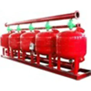 Continuous automatic sand filters for primary water treatment