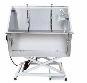 बिजली लिफ्ट व्यावसायिक पालतू कुत्ता स्टेनलेस स्टील स्नान टब H-105E - Product Image 2