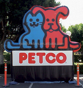 לוגו petco לוגו מותאם אישית מתנפחים פרסום קיר הבלונים מותאם אישית דגם קל לפוצץ ולהגדיר - Product Image 4