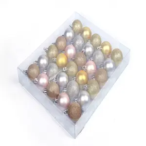 Wholesale 2024 Christmas Ball and Tree Ornaments Colored Shatterproof Clear Plastic Christmas Ball Decoration