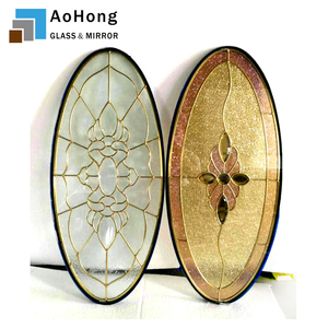 باب زجاجي صيني مزخرف بتصميم ذهبي، زجاج مفرغ معزول، تصميم عصري للديكور - Product Image 5