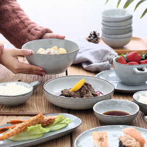 Vaisselle en céramique de style <span class=keywords><strong>japonais</strong></span>, élégance et classique, <span class=keywords><strong>service</strong></span> de table en <span class=keywords><strong>porcelaine</strong></span> <span class=keywords><strong>fine</strong></span> - Product Image 2
