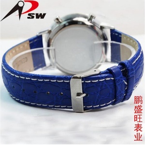 Reloj de Pulsera para Hombre, de Acero Inoxidable, con Correa de Cuero, Carga <span class=keywords><strong>Solar</strong></span>, con Radiofrecuencia, Personalizable - Product Image 6