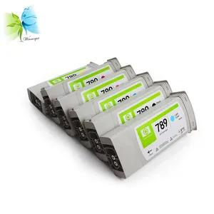 Reciclagem de cartucho de tinta 789 para HP DesignJet L25500 com tinta látex