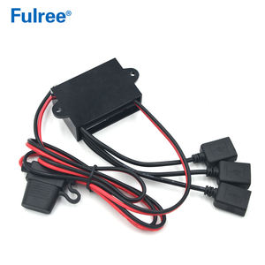 Convertitore di Potenza DC-DC da 12V 24V a 5V per Auto, Modulo Step-Down con Triplo Connettore USB, <span class=keywords><strong>Adattatore</strong></span> da <span class=keywords><strong>12</strong></span> <span class=keywords><strong>Volt</strong></span> a 5 <span class=keywords><strong>Volt</strong></span> - Product Image 2