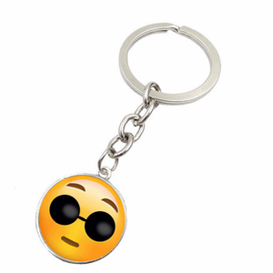Les porte-clés en métal faits sur commande de emojis mignons forment des keychains à vendre - Product Image 3