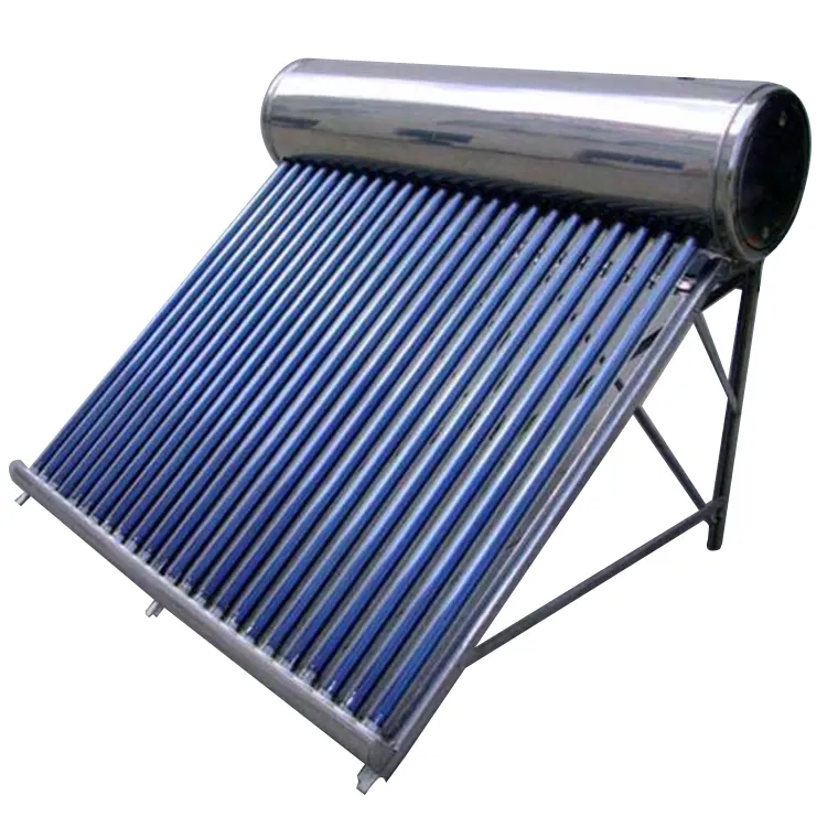 Aquecedor solar de água não pressurizado, sistema de aquecedor solar de grande capacidade, sem pressão, 100L, 200L, 300L, aquecedor solar de água para uso doméstico