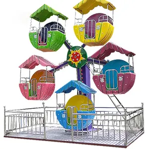 Outdoor Theme Park Small Ferris Wheel Customized 3KW/5.5KW Frp+steel ZYSFW801 3 Years CN;HEN Beston 380V ISO BV CE TUV SGS SASO