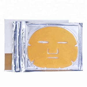 <span class=keywords><strong>Masque</strong></span> facial Anti-vieillissement et <span class=keywords><strong>hydratant</strong></span>, 100 pièces, de très bonne qualité, en or 24K, pour Spa - Product Image 1