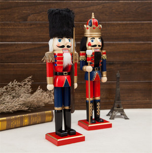 Soldato <span class=keywords><strong>schiaccianoci</strong></span> fatto a mano da 38 cm, <span class=keywords><strong>schiaccianoci</strong></span> in legno con decorazioni natalizie - Product Image 3