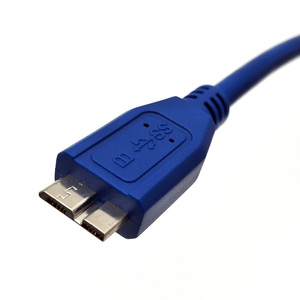 อะแดปเตอร์แปลงข้อมูลความเร็วสูงแบบ USB 3.0สายไมโคร <span class=keywords><strong>B</strong></span> ตัวผู้ต่อขยายไมโคร <span class=keywords><strong>B</strong></span> สายเคเบิลพีวีซีสำหรับกล้องคอมพิวเตอร์ - Product Image 2