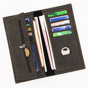 Portafoglio <span class=keywords><strong>da</strong></span> <span class=keywords><strong>Uomo</strong></span> Vintage di Lusso OEM con Logo, Chiusura Aperta, Fodera in Poliestere, Impermeabile, Lungo, per Uso Quotidiano - Product Image 6