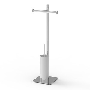 Rouleau de toilette et brosse en métal, Tube en métal, 1 pièce, meilleure vente - Product Image 3