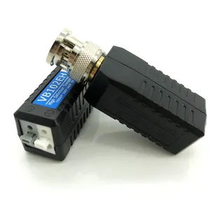 8MP 4K HD-CVI/TVI/AHD, CVBS Passive Cctv Utp RJ45 Video Balun Connector Bnc To lan Cable Converter Transceiver for cctv camera