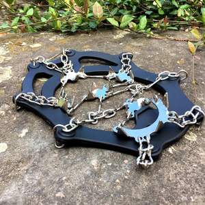 Haute qualité 18 Griffes Marche <span class=keywords><strong>sur</strong></span> <span class=keywords><strong>glace</strong></span> neige montagne anti-dérapant crampons de <span class=keywords><strong>glace</strong></span> - Product Image 1