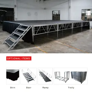 Bán Nóng Trong Nhà Ngoài Trời Di Động Giai Đoạn Hòa Nhạc Giai Đoạn Nhôm Truss