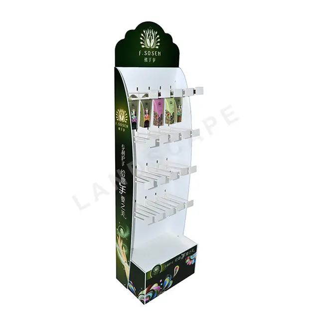 Aangepaste Pvc Haarverlenging Display Stand Retail Display Rekken Voor Winkelcentrum Vloer Staande Display